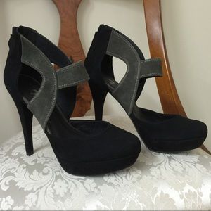 7 For All Mankind 5" Suede Heels